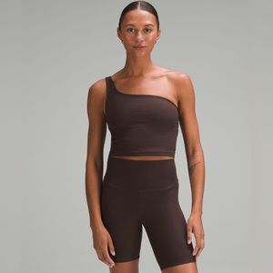 Lululemon ribbed nulu asymmetrical tank top bra
